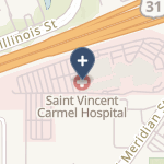 St Vincent Carmel Hospital Inc on map
