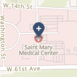 St Mary Medical Center Inc on map
