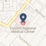 Foothill Regional Medical Center on map