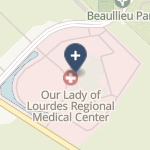 Our Lady Of Lourdes Regional Medical Center, Inc on map