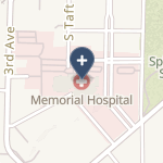 Memorial Hospital on map