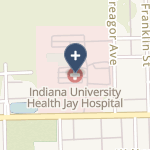 Iu Health Jay on map