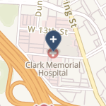 Clark Memorial Hospital on map