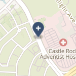 Castle Rock Adventist Hospital on map