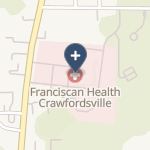 Franciscan Health Crawfordsville on map