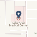 Christus Lake Area Hospital on map