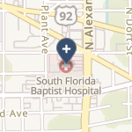 South Florida Baptist Hospital on map