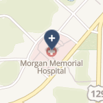 Morgan Memorial Hospital on map