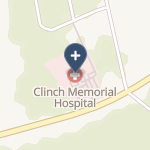 Clinch Memorial Hospital on map