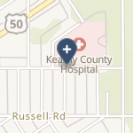 Kearny County Hospital on map