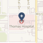 Thomas Hospital on map