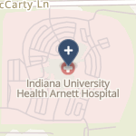 Indiana University Health Arnett Hospital on map