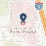 San Joaquin General Hospital on map