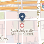 Rush University Medical Center on map