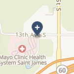 Mayo Clinic Health System - St James on map
