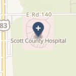 Scott County Hospital on map