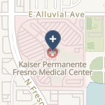 Kaiser Foundation Hospital - Fresno on map