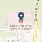 Mountain West Medical Center on map
