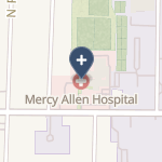 Mercy Allen Hospital on map