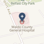 Waldo County General Hospital on map