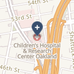 Children's Hospital & Research Center Oakland on map