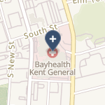 Bayhealth Hospital, Kent Campus on map