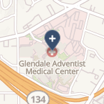 Glendale Adventist Medical Center on map