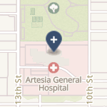 Artesia General Hospital on map