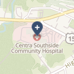 Southside Community Hospital, Inc on map