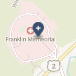 Franklin Memorial Hospital on map