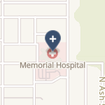 Memorial Hospital on map