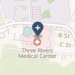 Three Rivers Medical Center on map