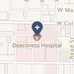 Deaconess Hospital Inc on map