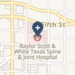 Baylor Scott & White Texas Spine & Joint Hospital on map