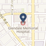 Glendale Mem Hospital & Hlth Center on map