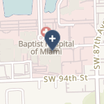 Baptist Hospital Of Miami on map