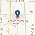 Ransom Memorial Hospital on map