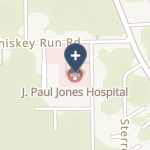 J Paul Jones Hospital on map