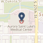 Aurora St Lukes Medical Center on map