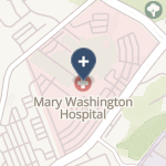 Mary Washington Hospital, Inc on map