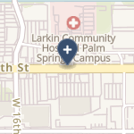 Larkin Community Hospital Palm Springs Campus on map