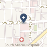 South Miami Hospital on map