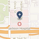 Jackson Hospital & Clinic Inc on map