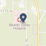 Beaver Valley Hospital on map