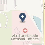 Abraham Lincoln Memorial Hospital on map