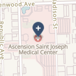 Presence Saint Joseph Medical Center on map
