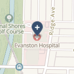Evanston Hospital on map