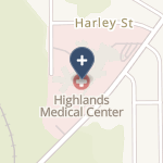 Highlands Medical Center on map