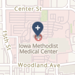 Iowa Methodist Medical Center on map