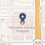 Palmetto General Hospital on map